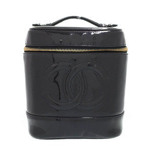 Chanel Cocomark Vanity Bag Case Black
